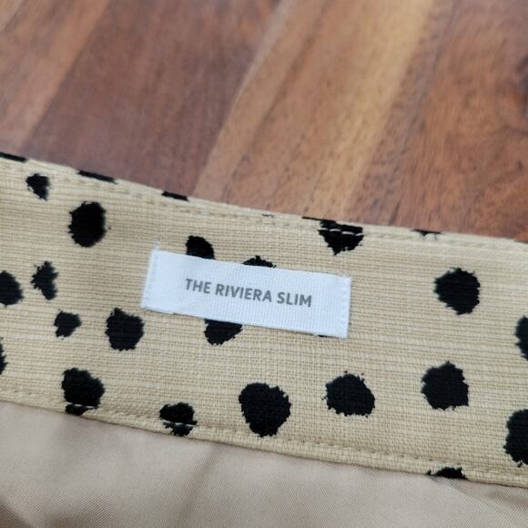 Loft Riviera Slim Mid Rise Cheetah Print Mid Rise Pants Size 14 NWT - Picture 6 of 9